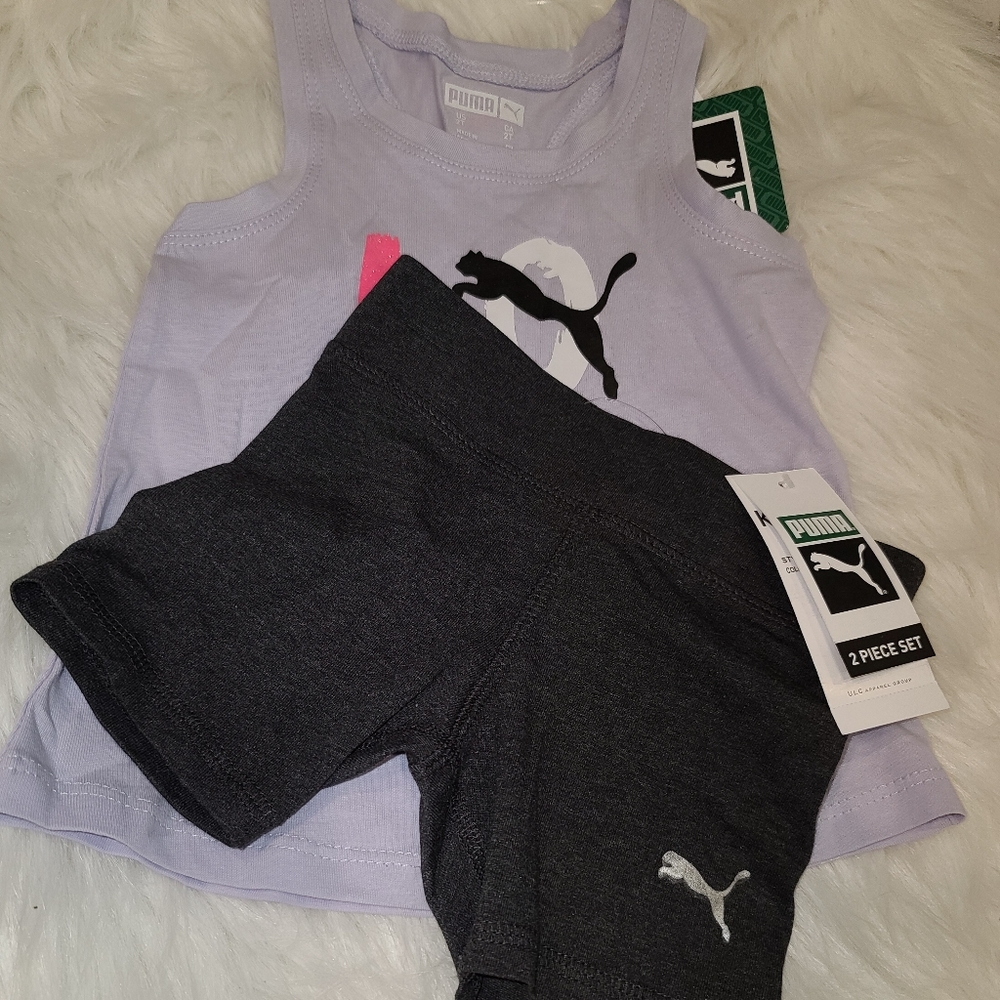 Puma girls outfit sz 2t nwt
